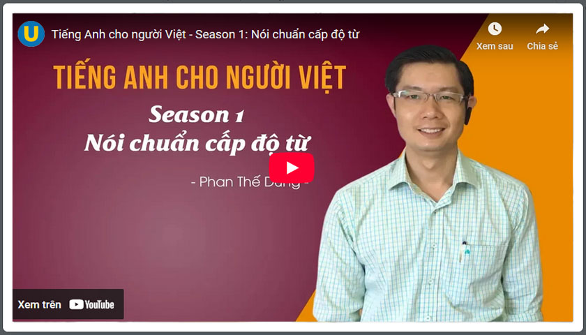 Tiếng Anh Cho Người Việt Phần 1